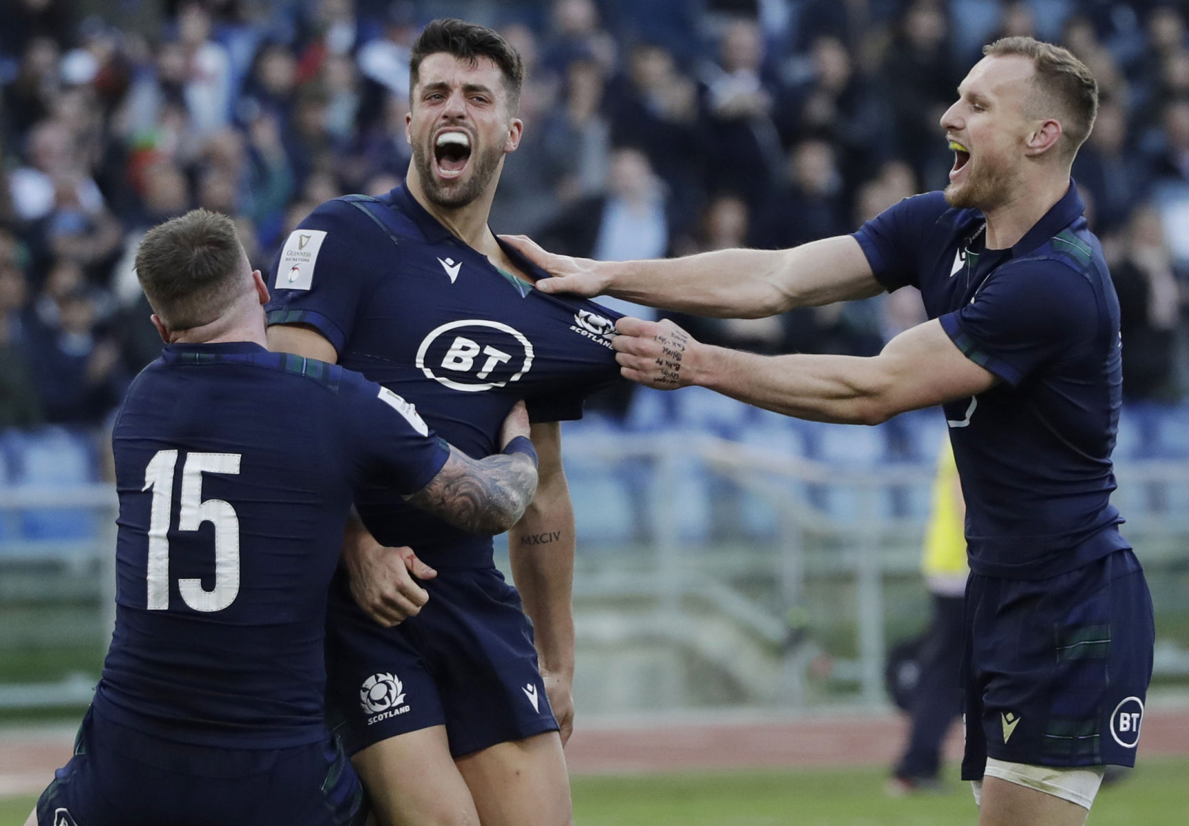 APTOPIX Italy Scotland Six Nations Rugby
